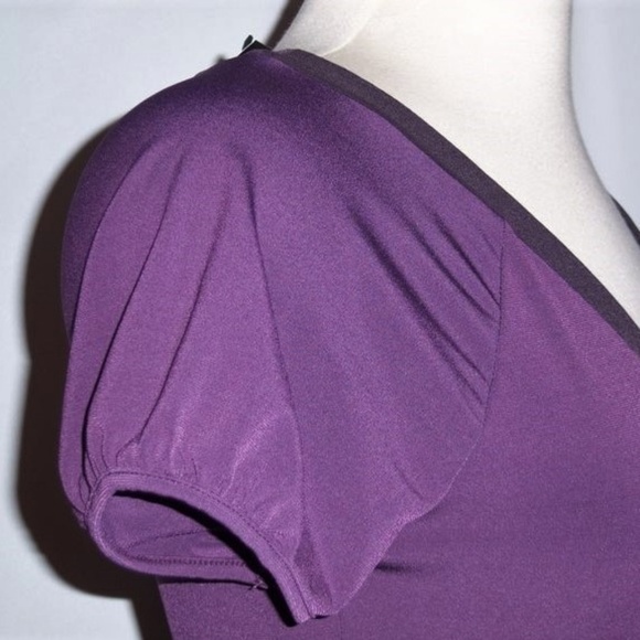 NWT The LIMITED Plum Wrap Style Shirt Size XSmall - Picture 4 of 6